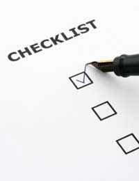 Making A Checklist For Your First Visit